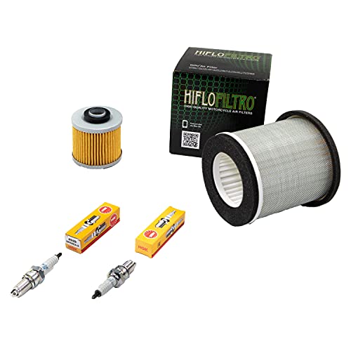 Wartungspaket Luftfilter + Ölfilter + Zündkerzen für Yamaha TDM 850 TDM850 4TX 3VD 4CM Baujahr 1991-2001