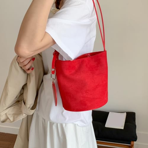 Slouchy Satchel PU Bucket Purses Large Capacity Trendy Shoulder Bags for Women Daily Use Travel2