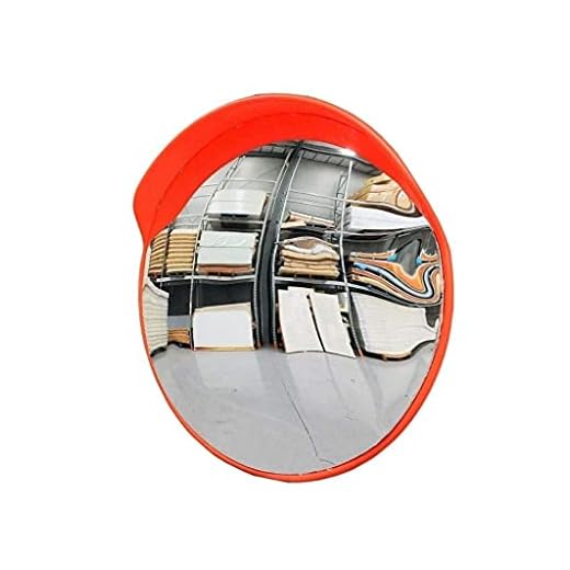 Worth having - Convex Road Mirror45cm 60cm 80cm 100cm Trafiksäkerhet Konvex PC Spegel Utomhus Vägbanan Runda speglar (storlek: 80cm) (Color : 60cm)