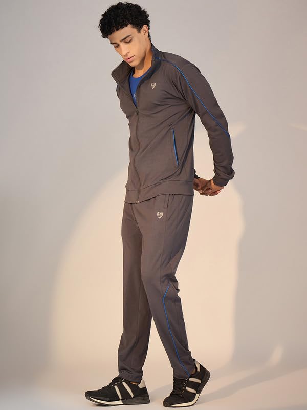 Image of SG Men's Tracksuit H3MTS8228 | Premium Sportswear | Multiple Colours & Sizes | Comfortable Athletic Track Suit for Gym, Running & Casual Wear