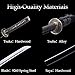 CANGDT Katana Sword, Traditional Japanese Katana Full Tang Clay Tempering 1060 High Carbon Steel, Samurai Sword for Practice, Training, Performance and Collection (Black)
