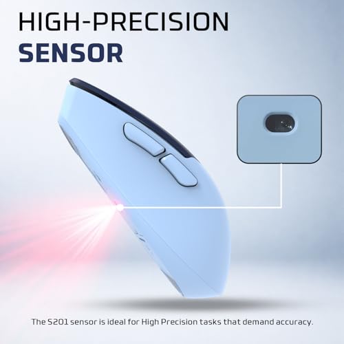Image of Amkette Epic S Rechargeable Wireless Mouse /Bluetooth Mouse |2 BT + 2.4GHz | Up to 3200 DPI Instant S201 Sensor | 500mAh Type-C Charging, 40H Battery | Silent Huano Switches |6 Buttons Compact Mouse