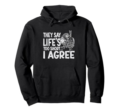 Grim Reaper Design Men Women Scythe Grim Reaper Pullover Hoodie