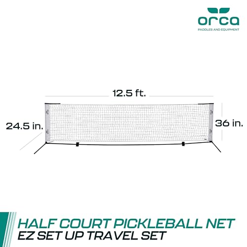 Image of Orca Pickleball Nets Multiple Styles, Full Court and Half Court Sets, Perfect for Indoor and Outdoor Pickleball Games