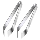 Skypia Kitchen Tweezers Stainless Steel, Tweezers for Fish Bones, Non-Slip, Precision Grip, Fish Tweezers, Fishbone Pliers, Kitchen Pliers Pincer Seafood Tools, Fish Bone Tweezers Set, 2 Pcs