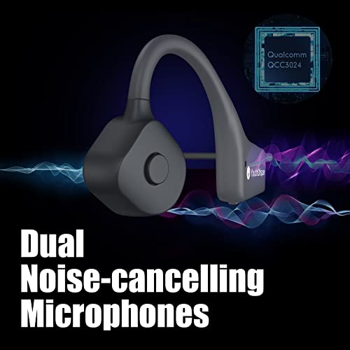Image of Bone Conduction Headphones - Bluetooth 5.2 Open Ear Headphones IP67 Waterproof Sport Earphones with Noise-Cancelling Mic - Wireless Bone Conducting Headset for Running Hiking Cycling