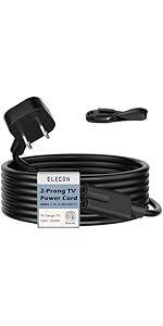Amazon.com: Elecan 45 Degree Flat Plug Replacement Vizio LED TV