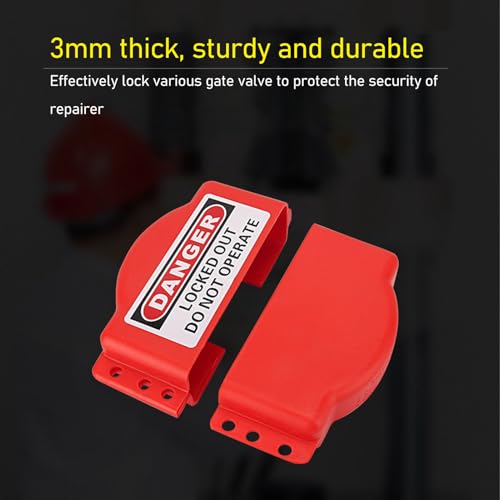 Dispositivo de bloqueio de válvula BORDSTRACT, fechaduras de torneira ao ar livre 40 mm de altura 3