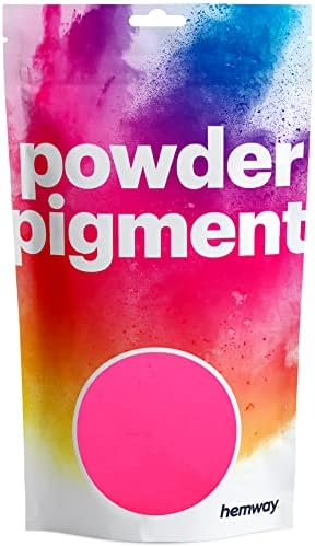 Hemway Yellow UV Fluorescent Pigment Powder Colour Luxury Sparkle Dye Metallic Pigments for Epoxy Resin, Polyurethane Paint and Cement - 50g