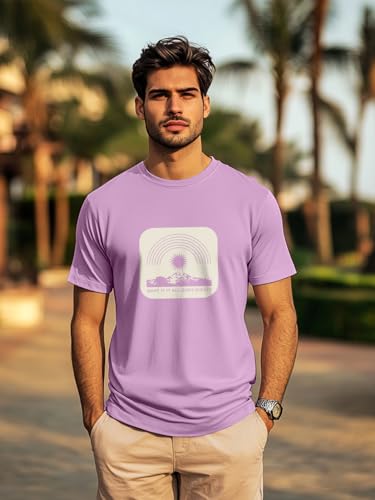 Image of Nobero Men's Regular Graphic Printed T-Shirt for Men | Soft Cotton | Classic Fit | Printed Casual Tshirt for Men