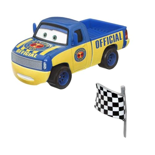 Disney Pixar Cars Disney And Pixar Cars Dexter Hoover With Checkered Flag - vue 5