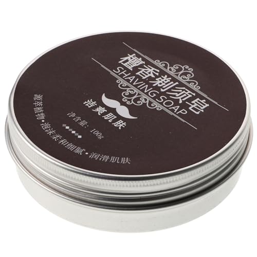 Anneome Jabón de Afeitar Natural para Hombre con Espuma Rica y Aroma Duradero Barra Suave para Limpieza Facial y Barba para Afeitado Cómodo y Cuidado Piel