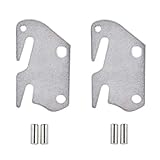 kilofly 2 PCS Wooden Bed Frame Bracket Headboard Footboard #10 Hook Plate
