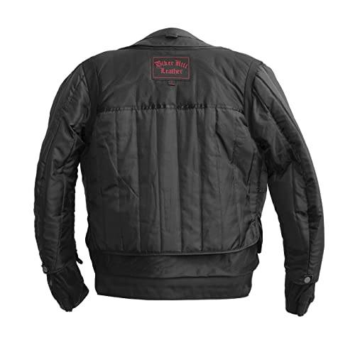 Mens Motorcycle Leather Riding Jacket