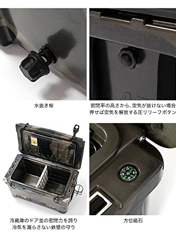 ドベルグ アイスランドクーラーボックス 45QT Amazon | DVERG ドベルグ アイスランド クーラーボックス45QT