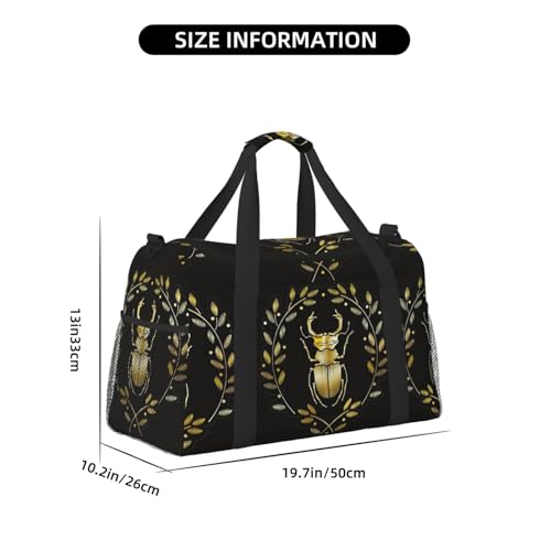 Sac de voyage couronne d'insectes pour escapades et vacances