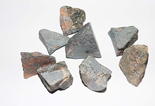 Image of R.R. SHEIKH GEMS 100 GM Hematite Stone Rough Gemstones Raw Rock Specimen Healing Crystal Gemstones