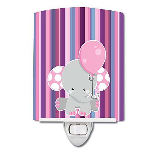 Lámpara de mesa de noche cerámica con elefante 6x4x3