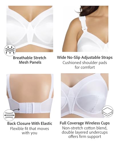 Exquisite Form 5100532 FULLY Original Wireless Full-Coverage Bra with Back Closure4