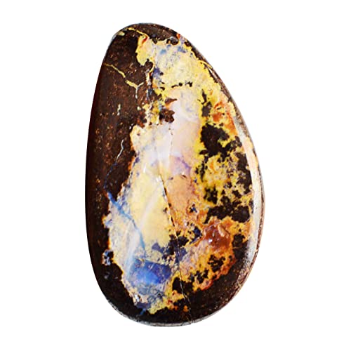 Opale de feu australienne cabochon haut de gamme pour création de pendentif