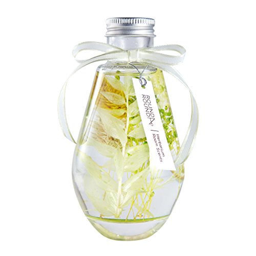 [ROUND A’ROUND] Herbarium Room Scents 170ml / Perfumed Reed Diffuser for Home and Room, Fragrant Homes, Rooms, Office, Bathroom, Living room (Citrus Green)