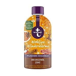 t: by tetesept schuimbad weldadige winterwarmte – badadditief met de winterse geur van sinaasappelolie en kaneel – zachte verzorging, met natuurlijke aroma-oliën en langdurig schuim – 1 x 420 ml
