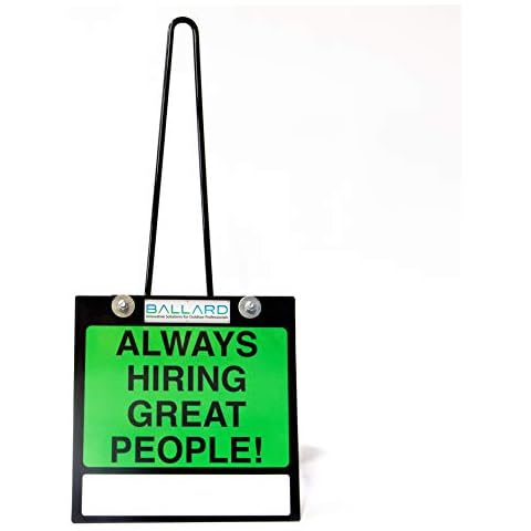 Cone Caddy - Utility Trailer Safety - Traffic Cone Holder with Marketing Sign - License Plate Compatible Cover
