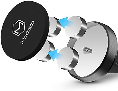 Miniatura 2 de MCDODO Soporte magnético para teléfono con ventilación de aire con rotación de 360, aluminio fuerte, universal para teléfonos inteligentes y mini