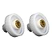 BJINAPY778 2pcs Plastic Gear Spare Parts Meat Grinder Mincer Pinion Fit for Polaris PMG 2014 1804 2030A 1806 1810A Vitek Supra Panasonic PN005