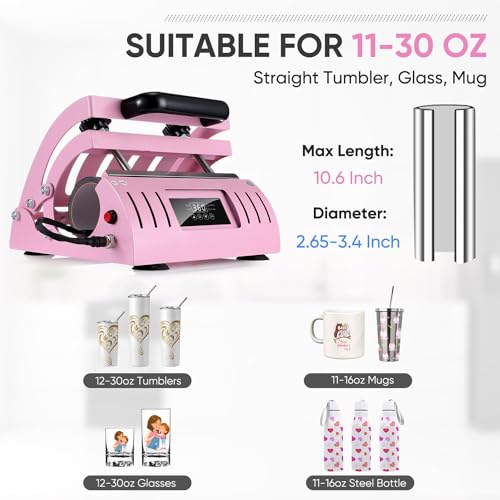 Prensa Térmica para Tazas de 11 a 30 oz miniatura 5