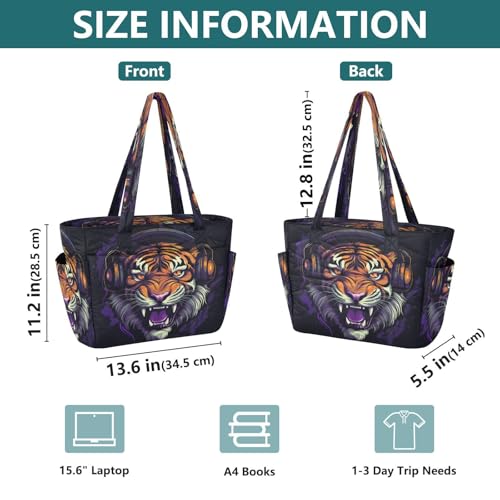 Sac de plage tigre pour transporter vos affaires sans effort - 5