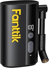 Fanttik X9 Ace Mini Pompa per Bici con Manometro 150PSI, Batteria da 5000mAh Pompa ad Aria Elettrica con Valvola Schrader e Presta per Bici da Strada, MTB, Bici elettrica, Bici da città