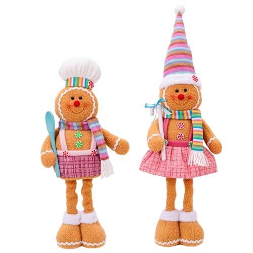 Peluche de Noël rétractable pour résoudre le manque de place et décorer vos meubles