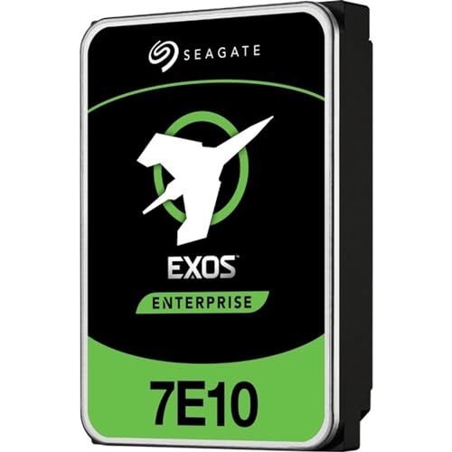 Image of Seagate Exos 7E10 10TB Internal Hard Drive HDD - 3.5 Inch 512e /4KN SAS 12GB /s, 7.200 RPM, 256MB Cache and 2M MTBF for Enterprise, Data Centre (ST10000NM018B)