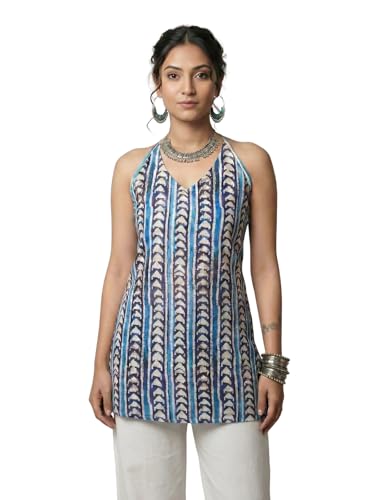 GRECIILOOKS Short Kurti for Women Latest | Women's Floral Printed Rayon Short Kurta | Comfortable, Office & Casual Kurti for Jeans, Leggings & Trousers