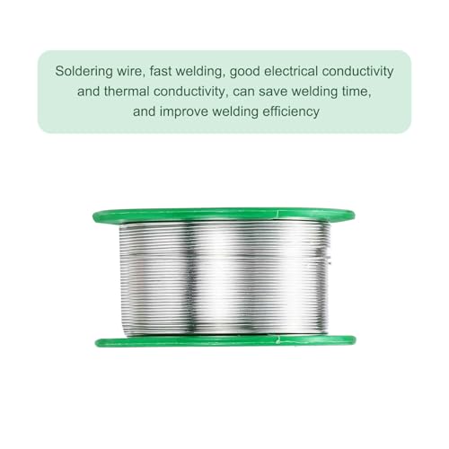 Image of MECCANIXITY Rosin Core Solder, 50g Tin Solder Wire Flux Core Solder 0.6mm for Electrical Soldering, Sn99.3 Cu0.7