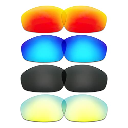 Lentilles pour Oakley Whisker verre de rechange solaire compatible kit 4 couleurs