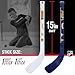 Franklin Sports NHL Florida Panthers Mini Hockey Set - Kids Indoor Knee Hockey Goal, Ball, 2 Mini Hockey Stick Combo Set - Youth NHL Team Indoor Toy Knee Hockey Sets - NHL Official - Ages 3+, 28