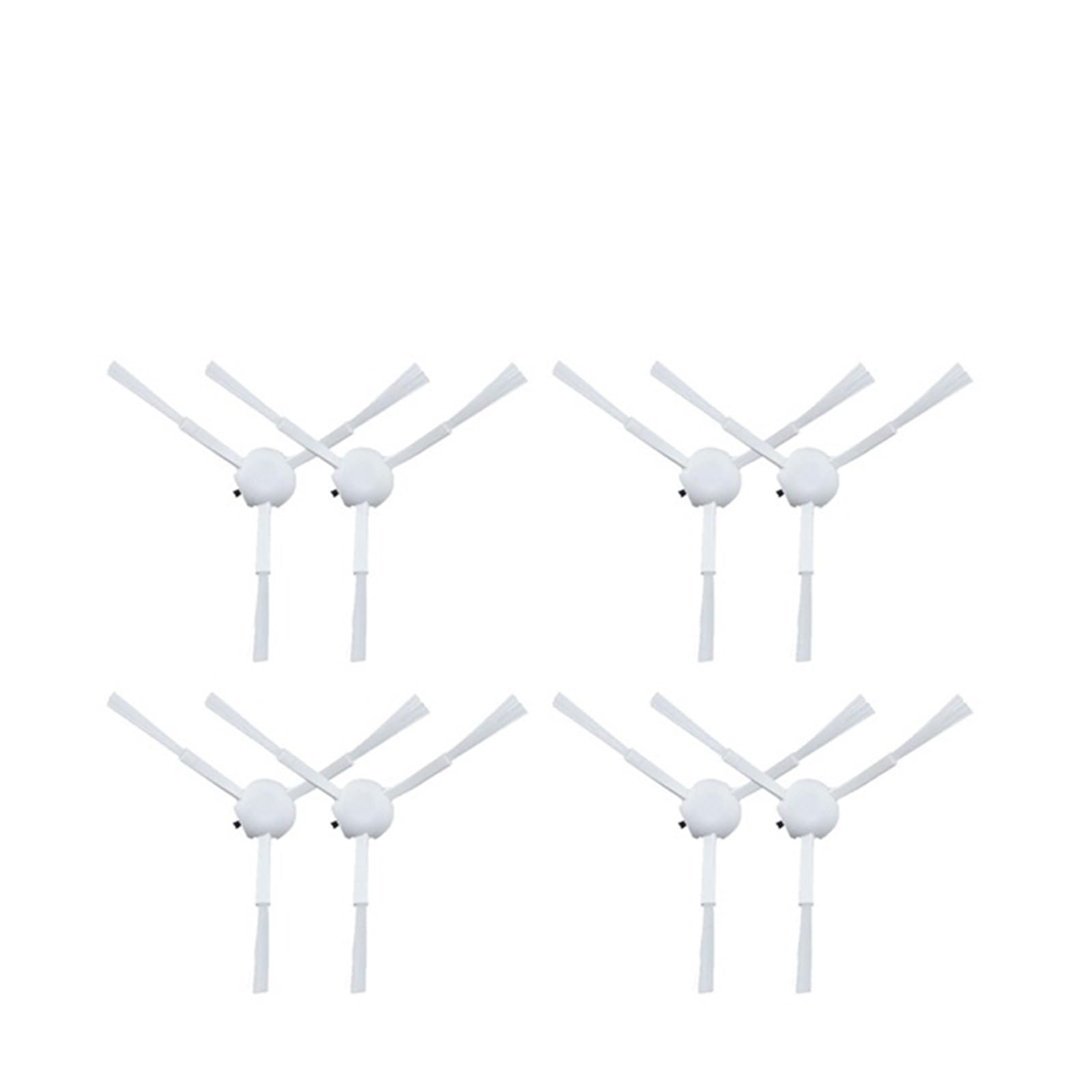 QLMXJVZHKCN Side Brush,Compatible For Xiaomi, S10+ S20+ X10 X10+ X20+ Plus / C105 / C102 / B101GL / B102GL / B108GL Sweeping Robot Vacuum Cleaner(8pcs)