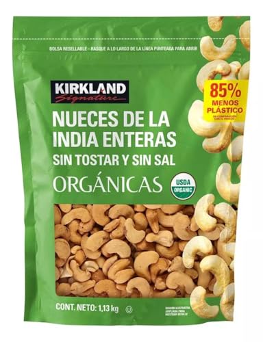Kirkland Signature Organic Whole Cashews Unsalted Unroasted, 40 Ounce image 4