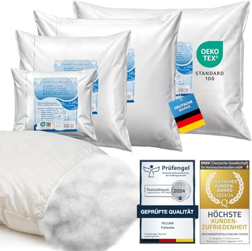 Feluna Füllwatte für Kissen; Flauschiges Polyester...