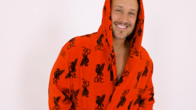 Liverpool FC Peignoir De Bain à Capuche Homme En Polaire Officiel