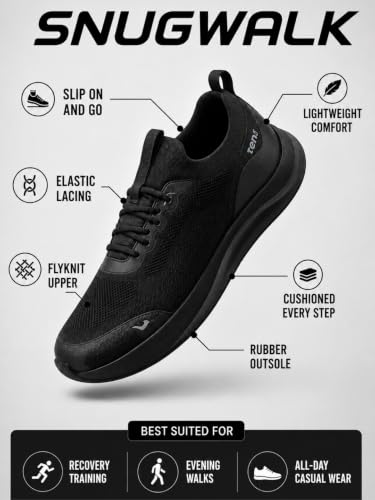 Image of By Sachin Tendulkar Snugwalk Unisex Slip-On Shoes | All-Day Comfort,Life Style, Lightweight Walking Shoes