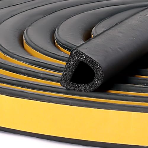 Weather Stripping for Large Gaps in Doors and Windows, Block Wind & Noise, Self-Adhesive, Thickness...