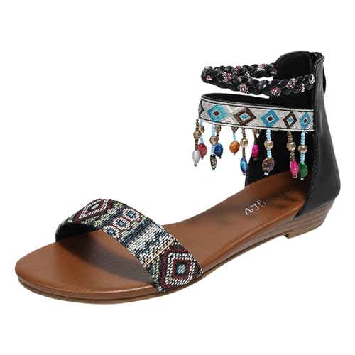 Tongs pour femmes respirantes et sandales d'été tendance avec mules de loisirs