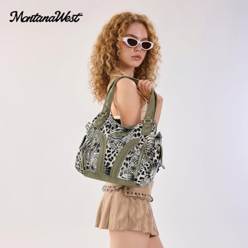 Image of Montana West Hobo Bag Soft Handbag with Crossbody Strap | Everyday Use Purses for Women, Large Capacity Handbag, Casual Hobo Bag