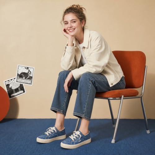 Image of hash bubbie Women's Slip on Canvas Shoes Non Slip Fashion Sneakers Loafers