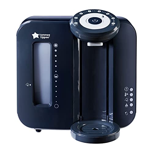 Tommee Tippee Perfect Prep, le préparateur de biberons instantané avec filtre antibactérien, lait infantile frais en 2 minutes, noir