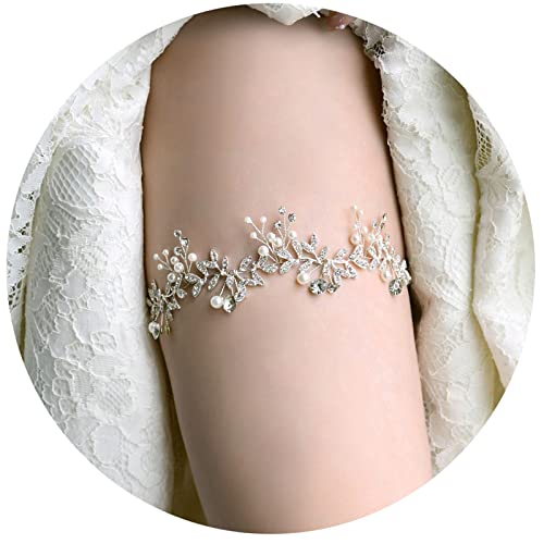 Jarretières de mariage en perles pour sublimer la robe de mariée des femmes