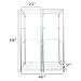 SafeRacks 2 Pack 5-Tier Steel Tote Rack - Maximize Space, Declutter, Organization, NSF Certified, Bin Storage for Garage, Pantry, Kitchen, Workspace, 5 Shelves, 31″ x 23″ x 68″, Zinc